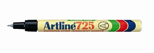 Artline Mark 725 Superfine 0,4 Musta
